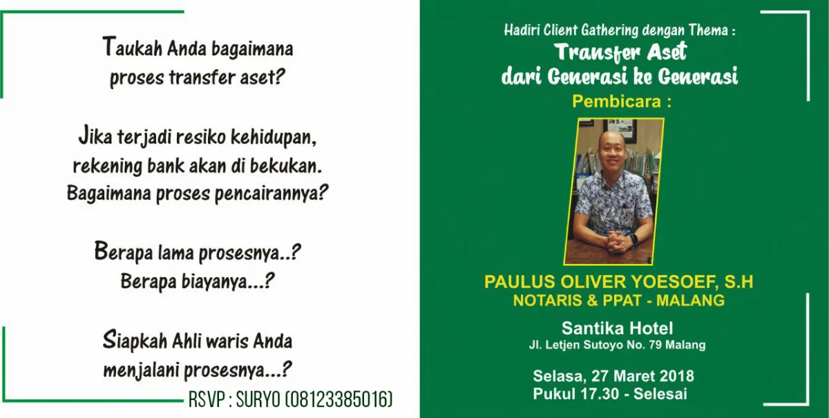 Transfer Aset dari Generasi ke Generasi