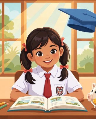 Anak Indonesia menabung untuk dana pendidikan