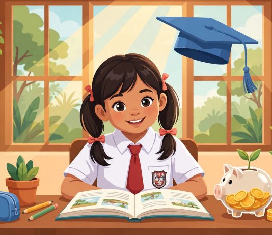 Anak Indonesia menabung untuk dana pendidikan
