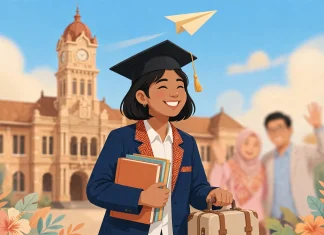 Biaya Kuliah di Luar Negeri: Kenapa Jauh Lebih Mahal dan Cara Menyiapkannya Sejak Dini Ilustrasi mahasiswa Indonesia wisuda di universitas luar negeri